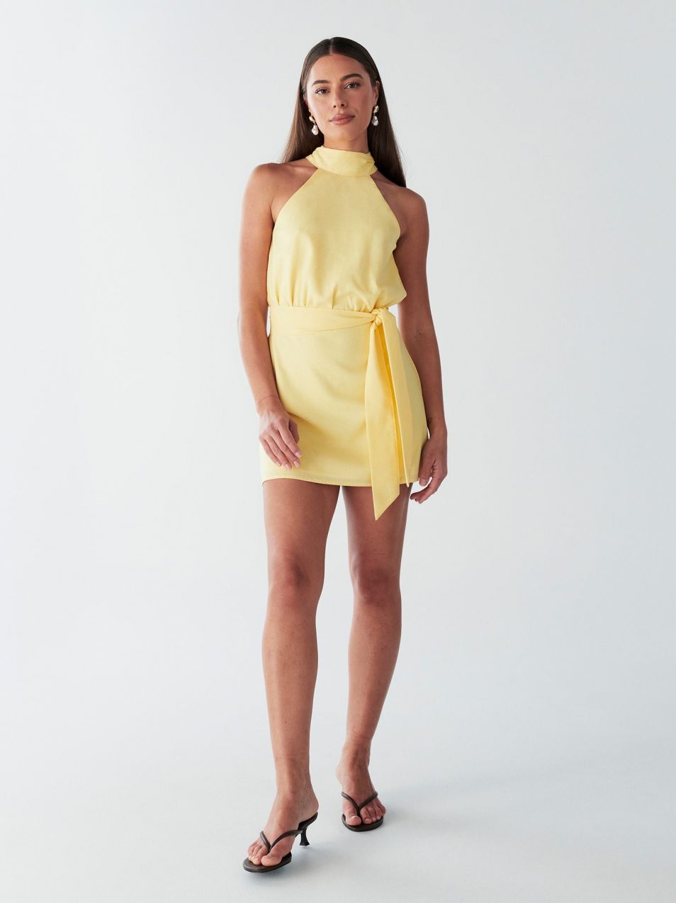 BWLDR Šaty 'LEISHA DRESS'  žltá