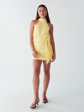 BWLDR Šaty 'LEISHA DRESS'  žltá