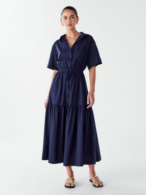 Willa Košeľové šaty 'EFFIE DRESS'  námornícka modrá
