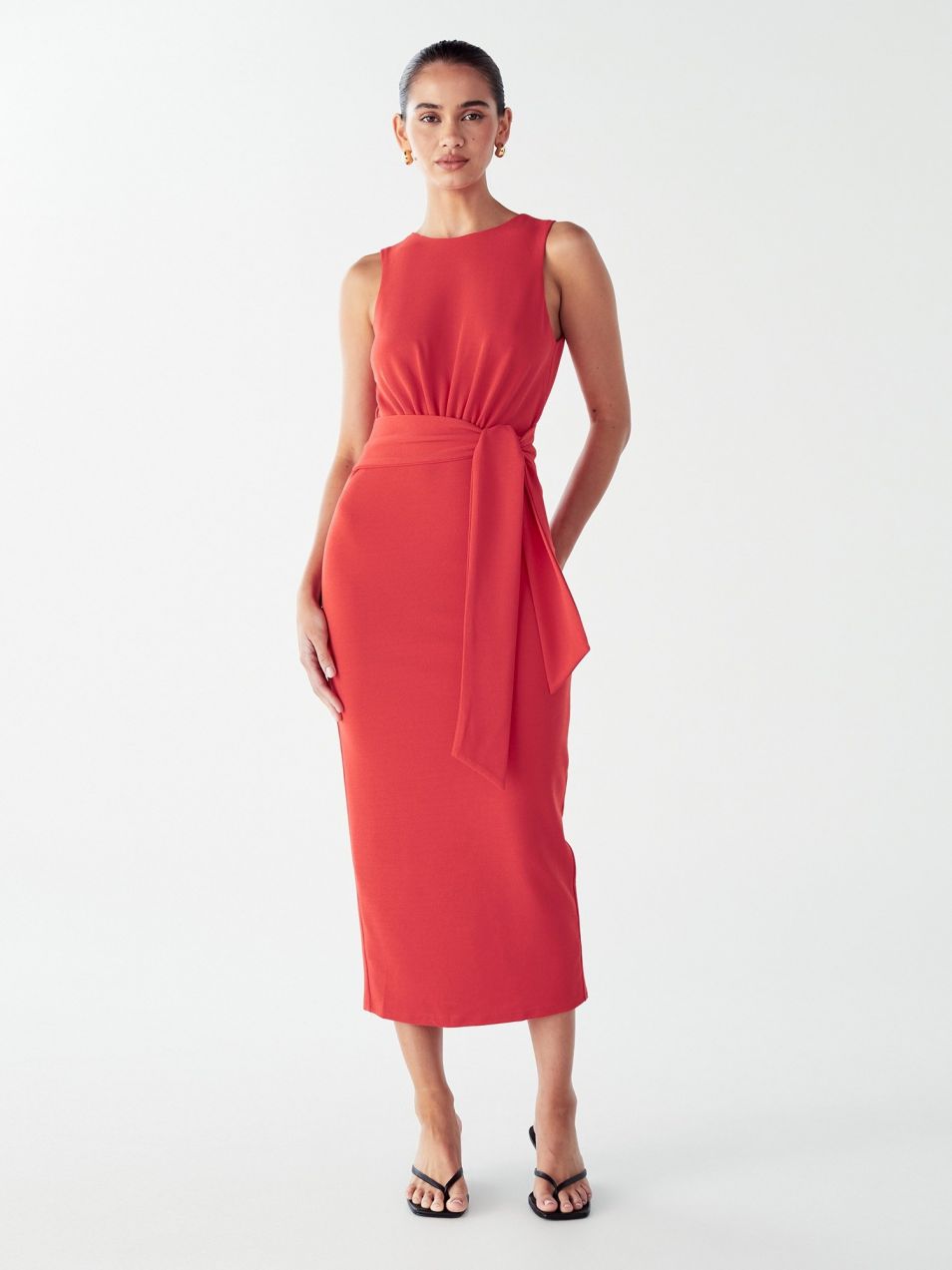 Willa Šaty 'ALEDA MIDI DRESS'  koralová