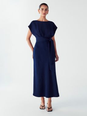 Willa Šaty 'SHAUNA MIDI DRESS'  námornícka modrá