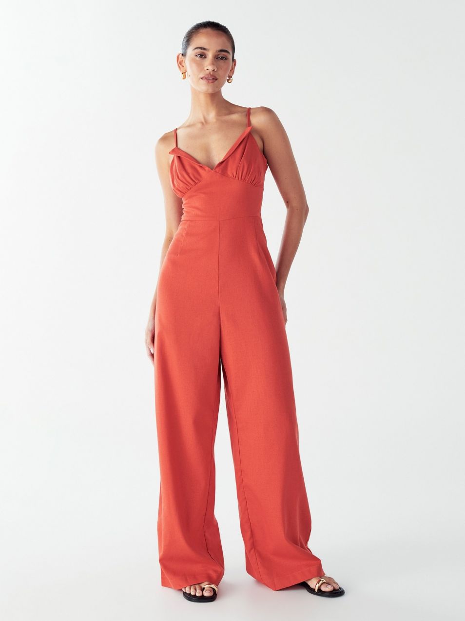 Willa Overal 'PALMS JUMPSUIT'  béžová