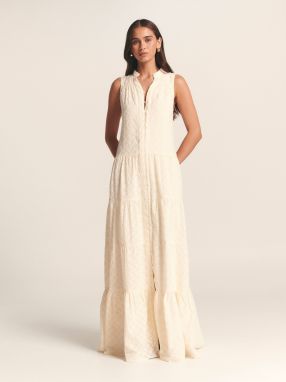 St MRLO Šaty 'AMARA MAXI DRESS'  krémová