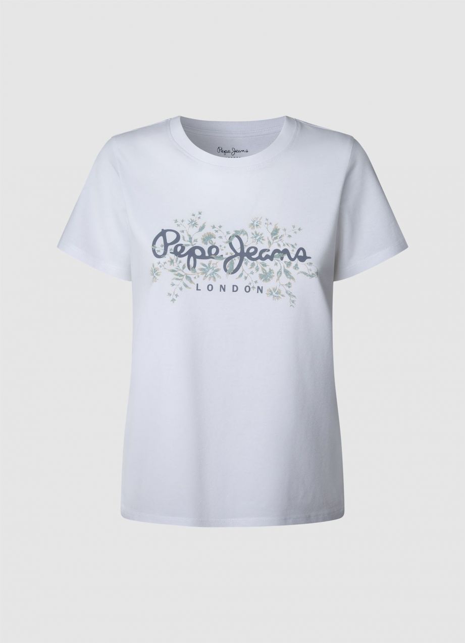 Pepe Jeans Tričko 'Bero'  modrá / svetlozelená / biela