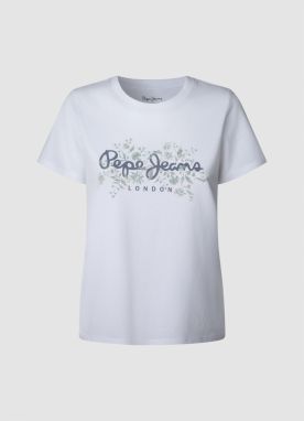Pepe Jeans Tričko 'Bero'  modrá / svetlozelená / biela