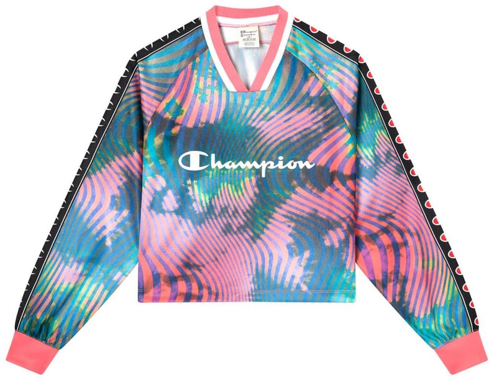 Champion Authentic Athletic Apparel Tričko  smaragdová / ružová / čierna / biela