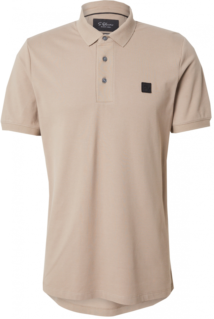 s.Oliver BLACK LABEL Tričko  svetlohnedá
