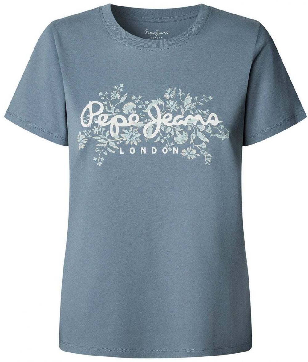 Pepe Jeans Tričko 'BERO'  modrosivá / biela