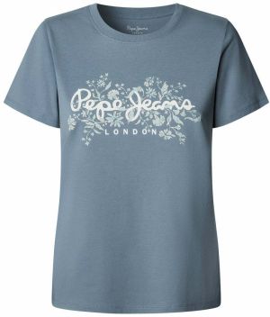 Pepe Jeans Tričko 'BERO'  modrosivá / biela