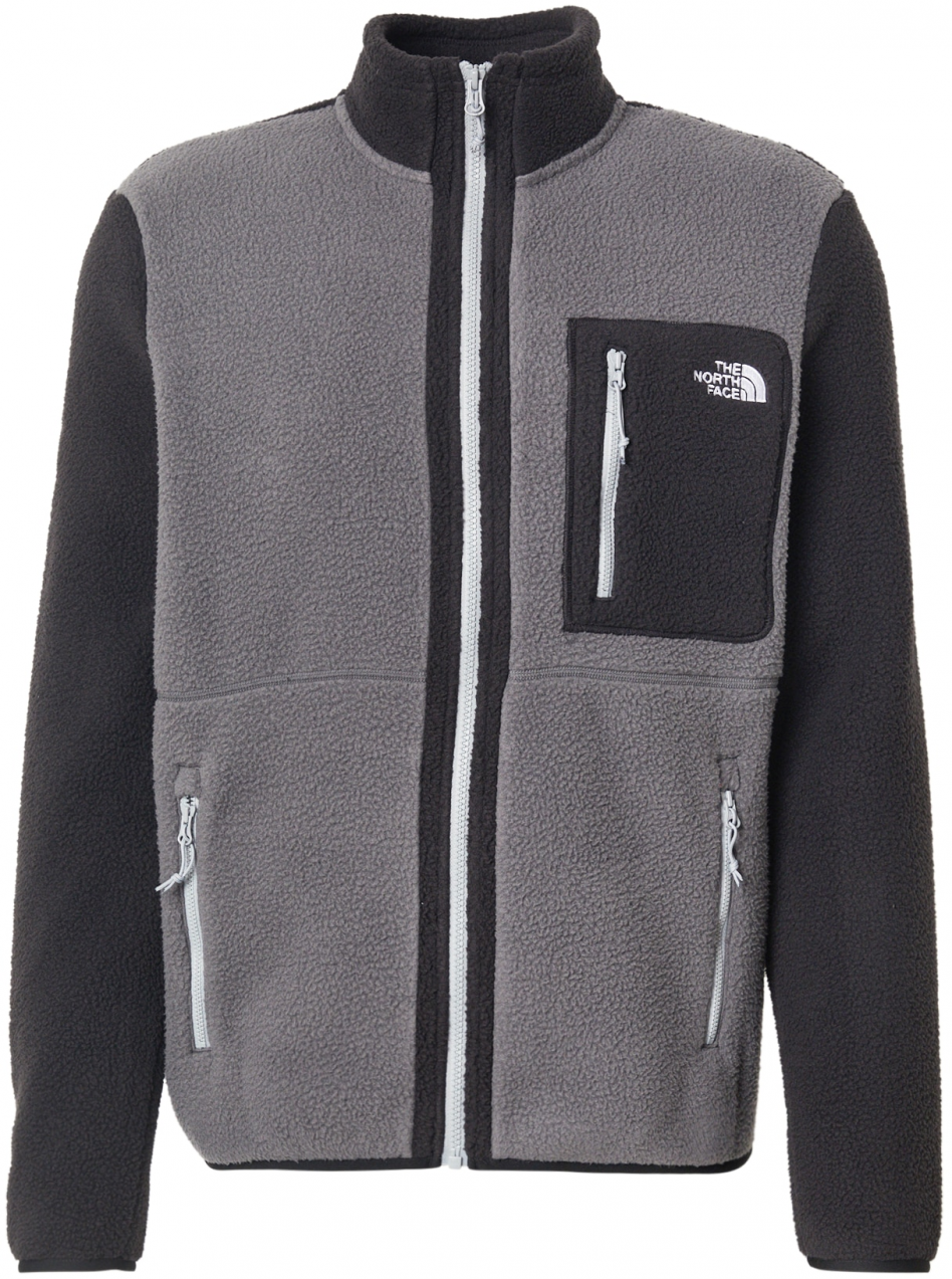 THE NORTH FACE Funkčná flisová bunda 'Yumiori'  sivá / čierna