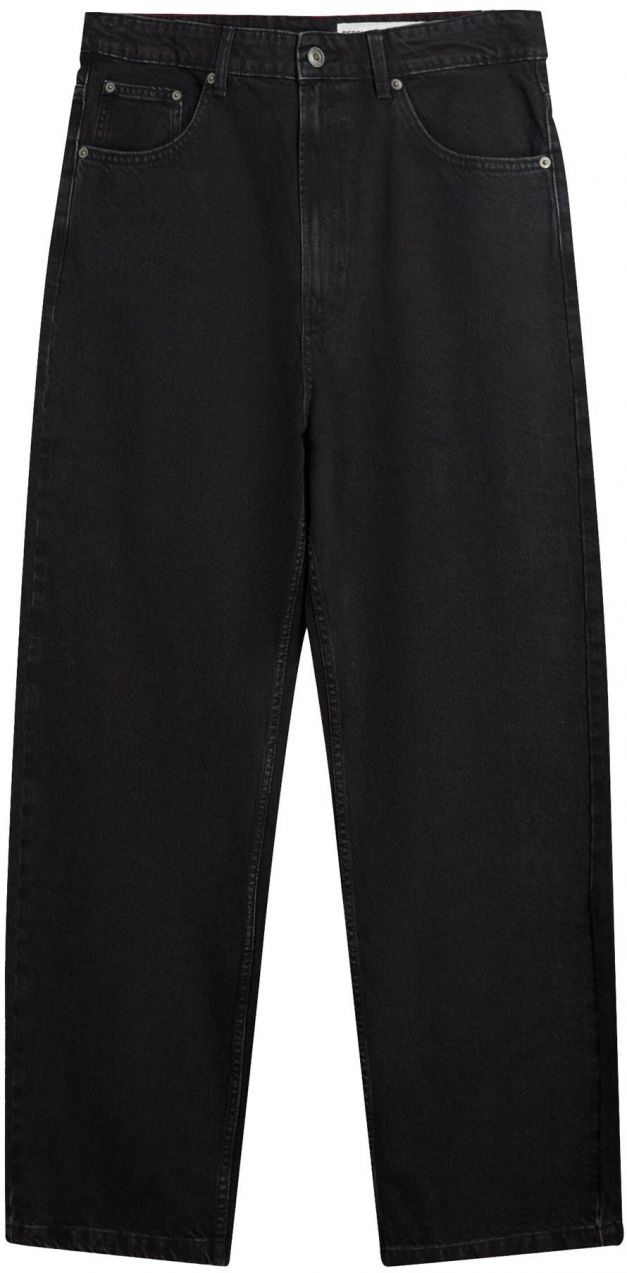 Bershka Džínsy  čierny denim