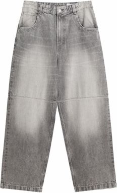 Bershka Džínsy  sivý denim