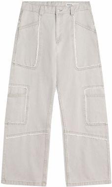 Bershka Džínsy  svetlosivá