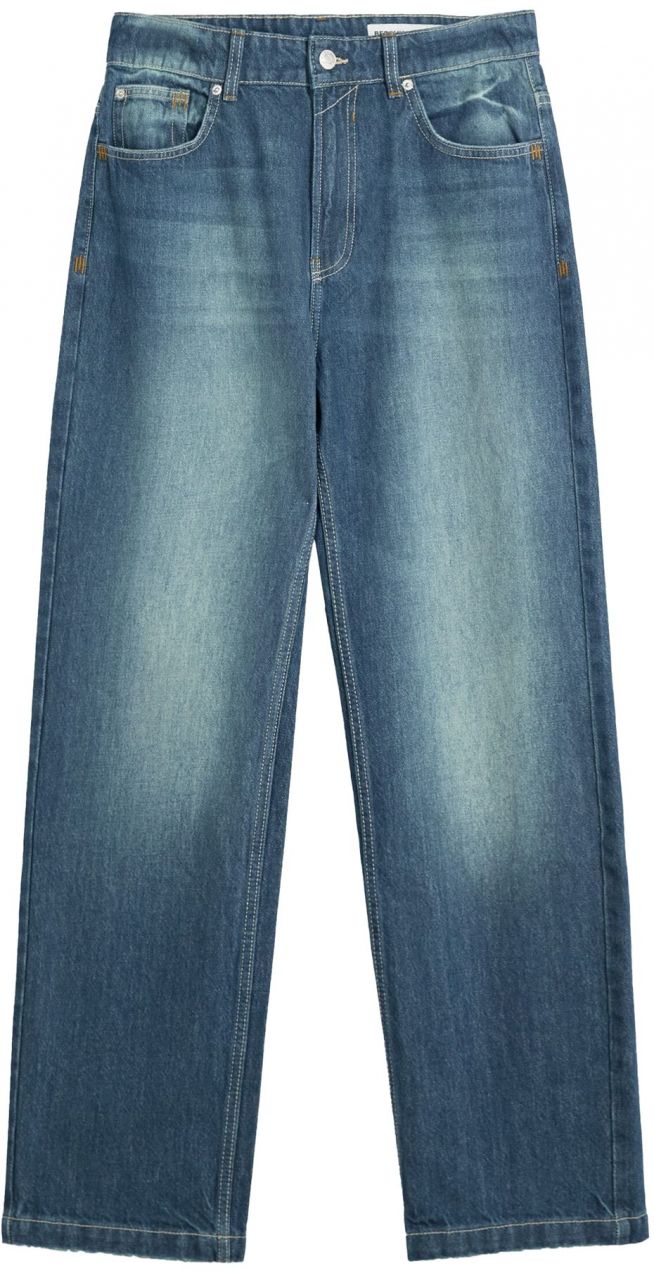 Bershka Džínsy  modrá denim