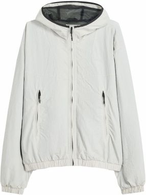 Bershka Prechodná bunda  sivá