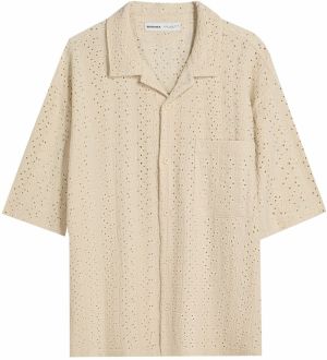 Bershka Košeľa  piesková