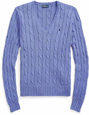 Polo Ralph Lauren Sveter  námornícka modrá / svetlomodrá