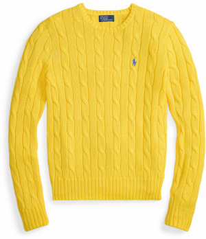 Polo Ralph Lauren Sveter  kráľovská modrá / žltá
