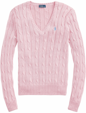 Polo Ralph Lauren Sveter  azúrová / staroružová