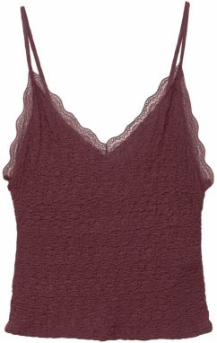 Pull&Bear Top  vínovo červená