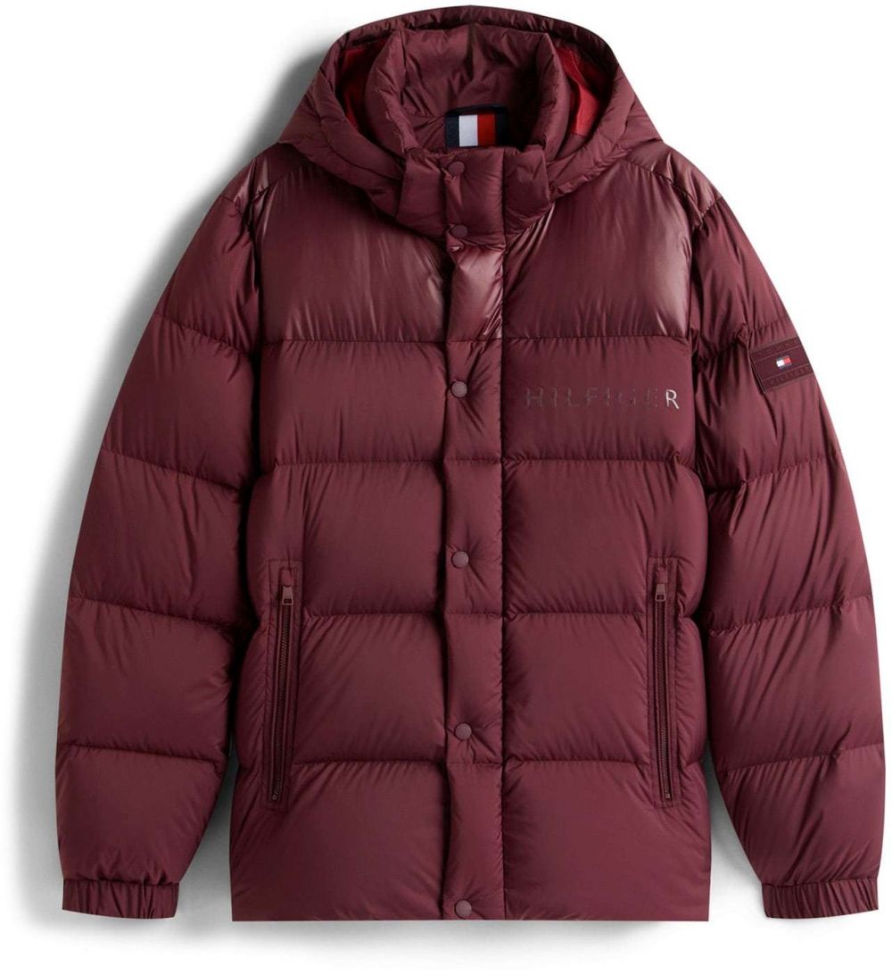 TOMMY HILFIGER Zimná bunda  bordová