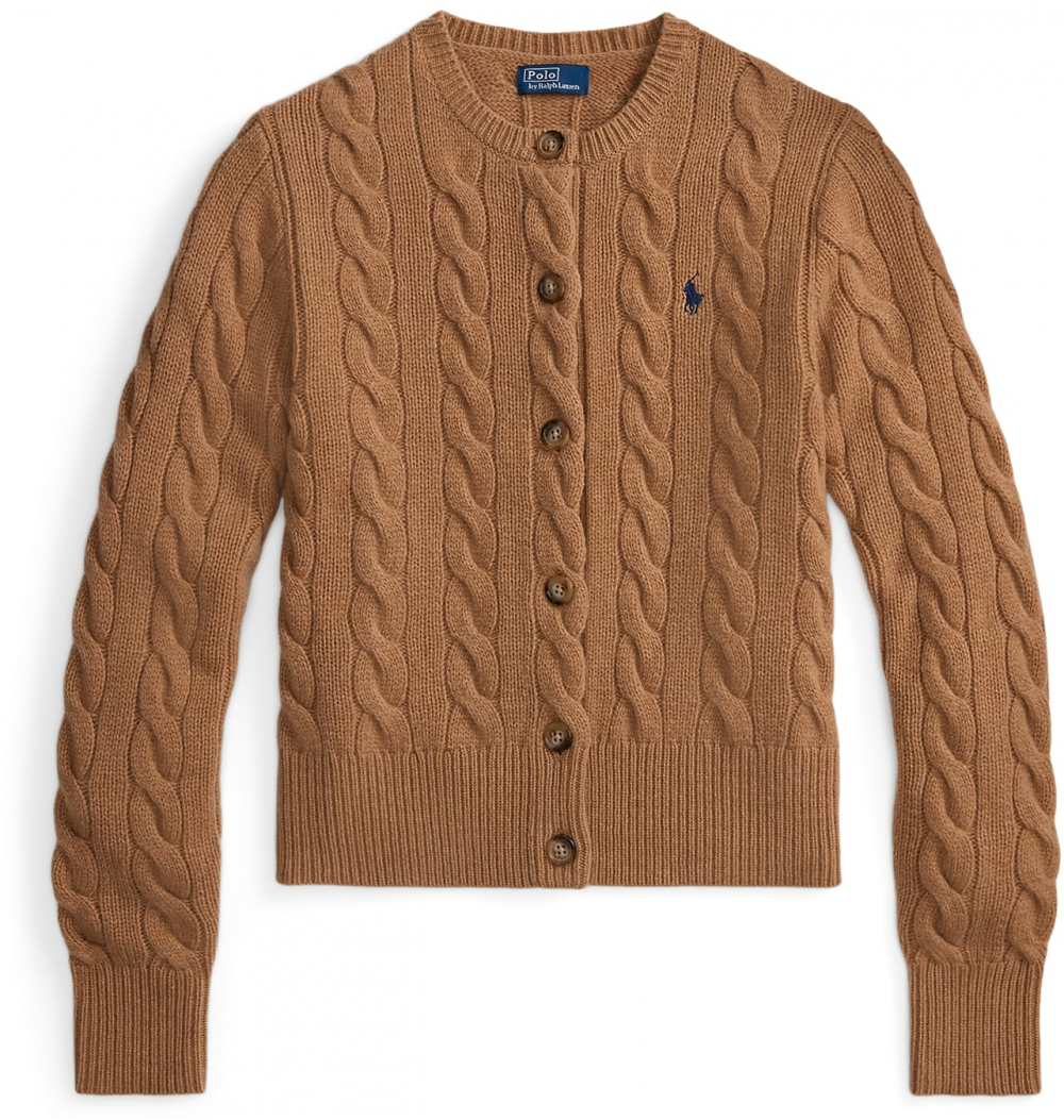 Polo Ralph Lauren Kardigán  farba ťavej srsti