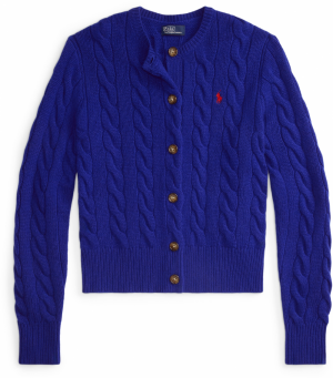 Polo Ralph Lauren Kardigán  kobaltovomodrá / červená