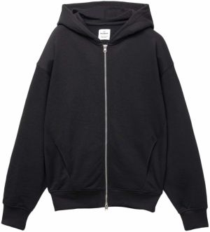 Pull&Bear Tepláková bunda  čierna