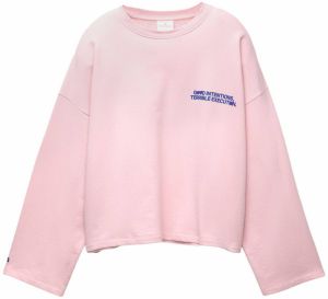 Pull&Bear Mikina  modrá / ružová