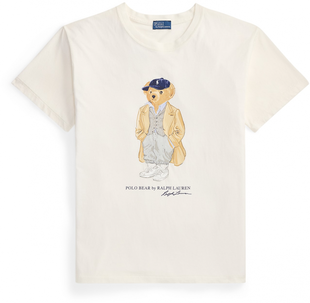 Polo Ralph Lauren Tričko  modrá / svetlohnedá / svetlosivá / biela