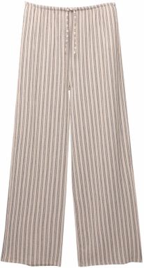Pull&Bear Nohavice  nebielená / sivá