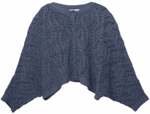 Pull&Bear Oversize kardigán  dymovo modrá
