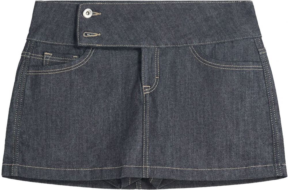 Bershka Sukňa  námornícka modrá