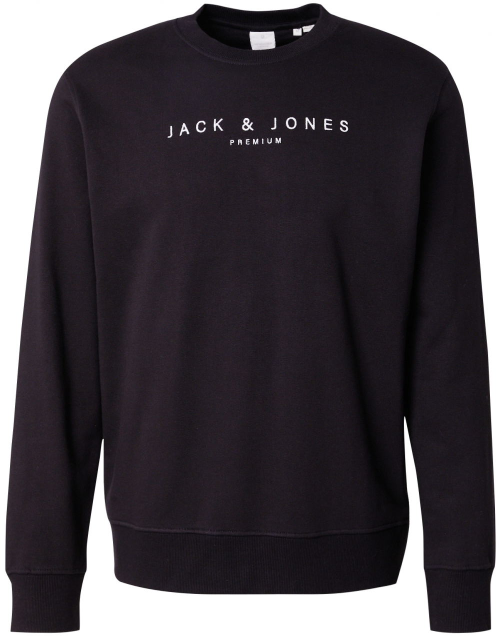Jack & Jones Premium Mikina 'JPRCCJAYSON'  čierna / biela