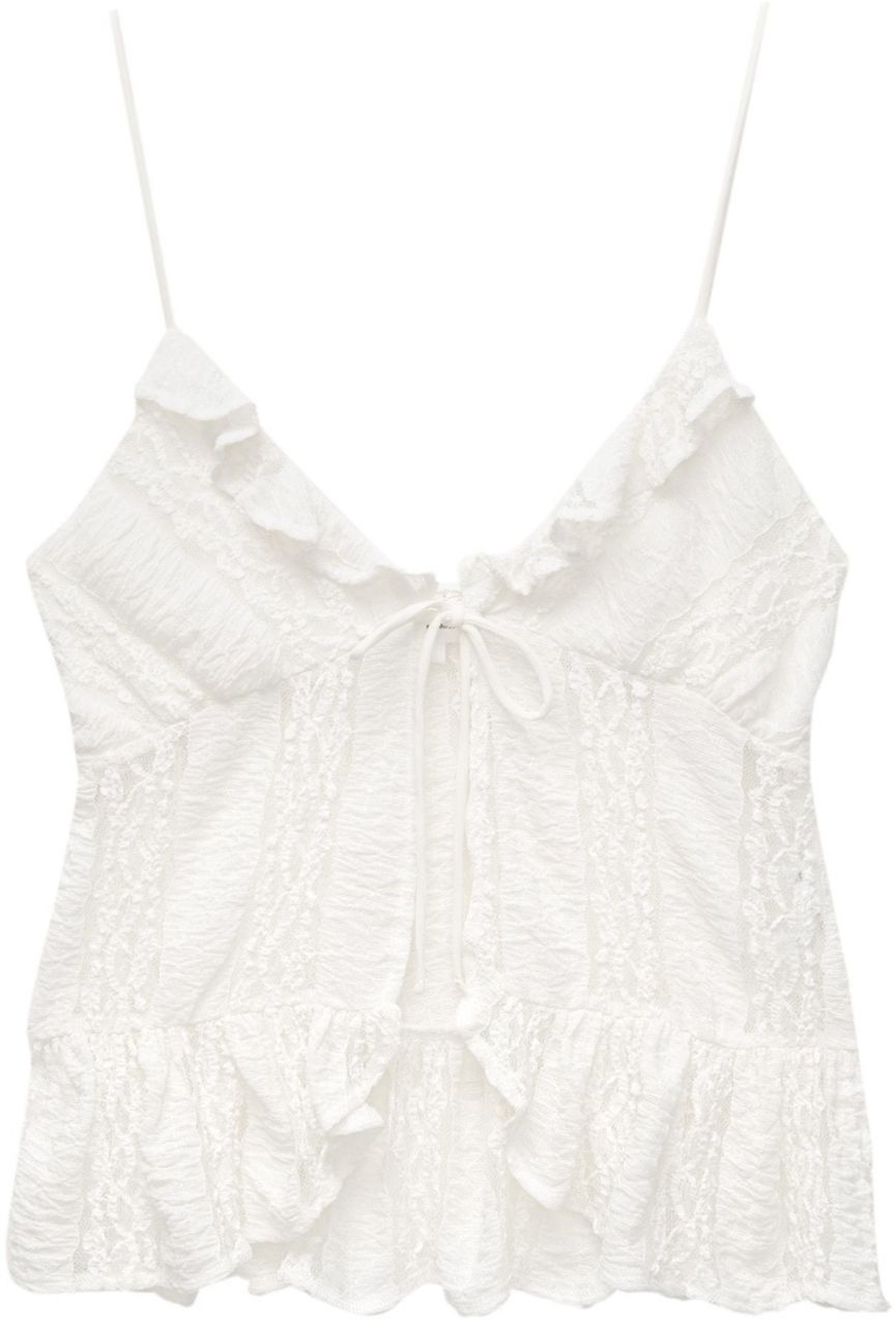 Pull&Bear Top  nebielená