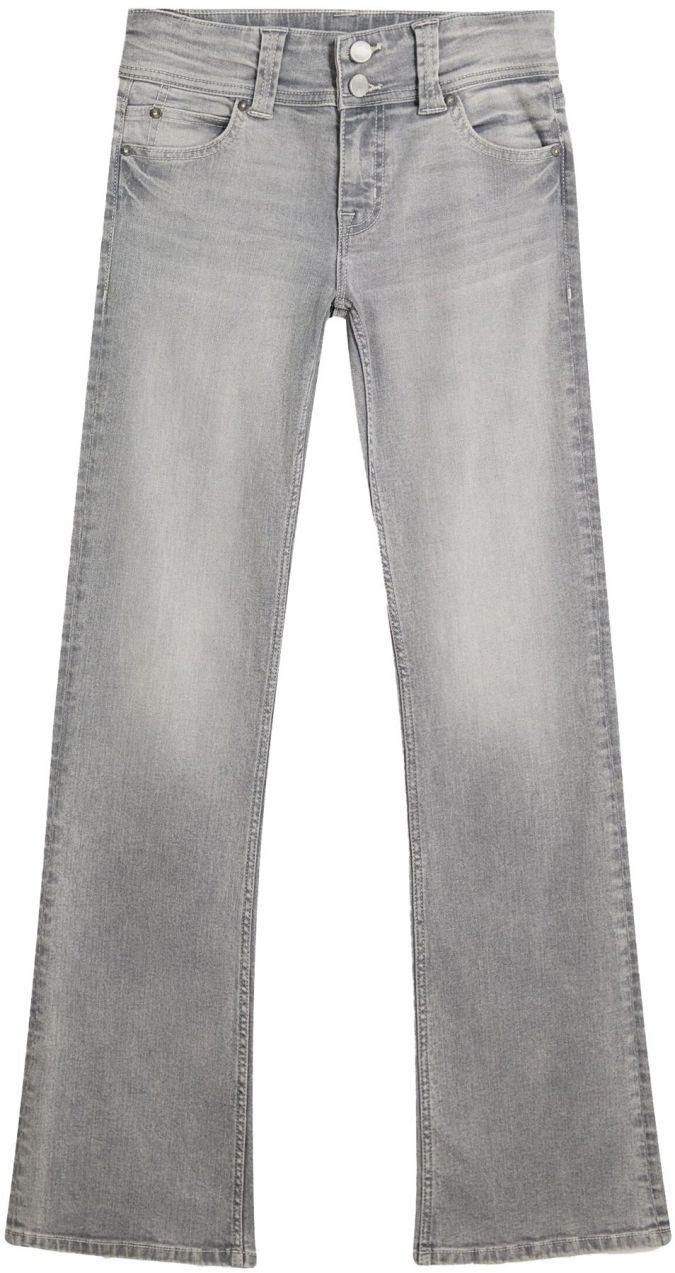 Bershka Džínsy  sivý denim