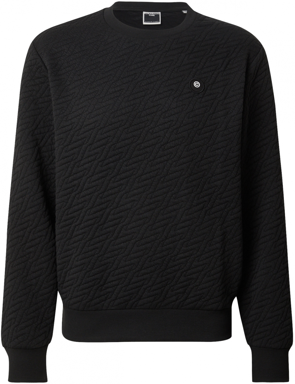 JACK & JONES Mikina 'JCOGEO'  čierna