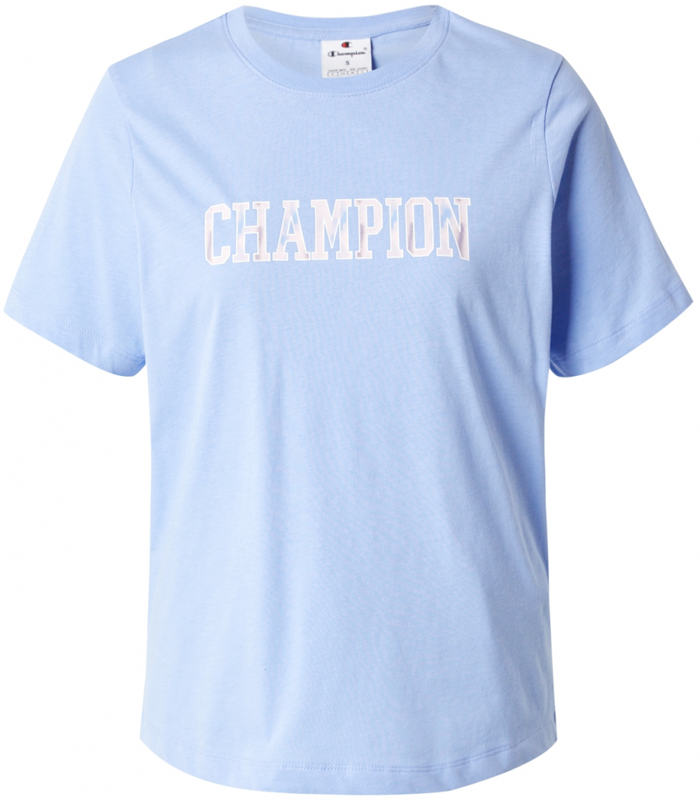 Champion Authentic Athletic Apparel Tričko  svetlomodrá / sivá / biela