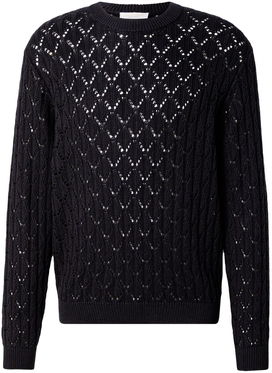 JACK & JONES Sveter 'JORGRAMERCY'  čierna