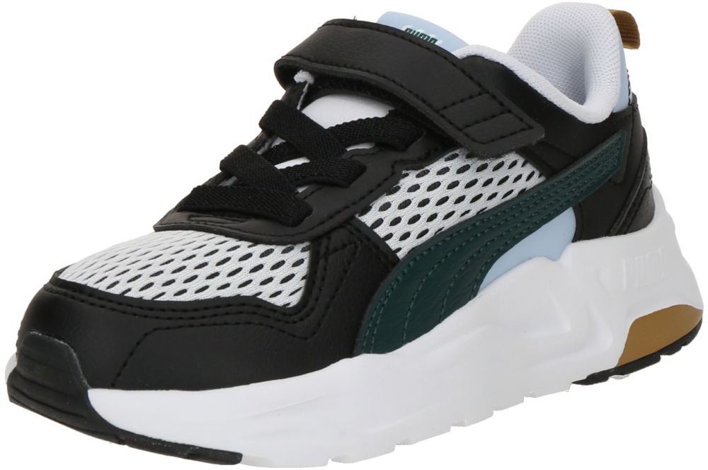 PUMA Tenisky  smaragdová / čierna / biela