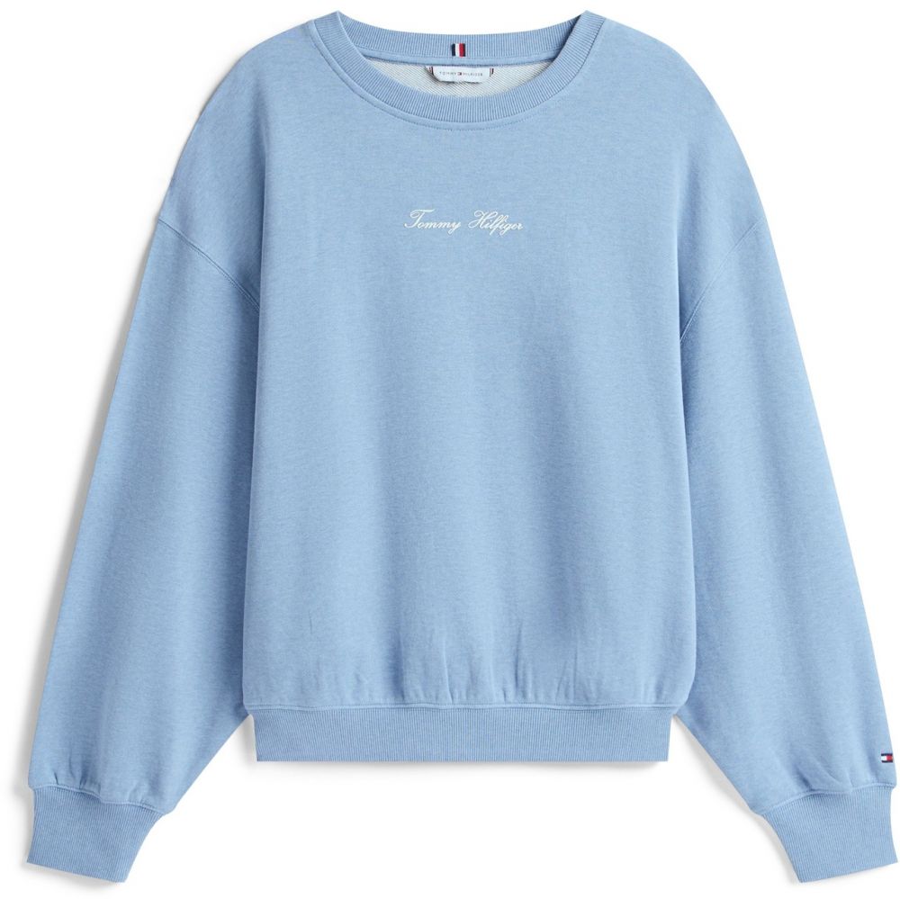 TOMMY HILFIGER Mikina 'CLASSIC'  svetlomodrá / biela