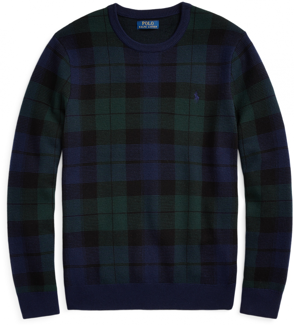 Polo Ralph Lauren Sveter  tmavomodrá / tmavozelená / čierna