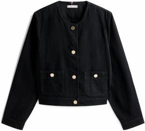 TOMMY HILFIGER Prechodná bunda  čierna