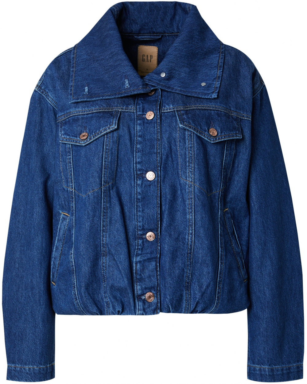 GAP Prechodná bunda  modrá denim