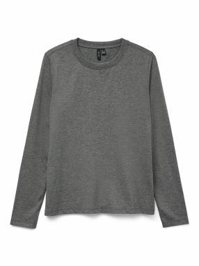 VERO MODA Tričko 'VMPAULINA'  sivá melírovaná