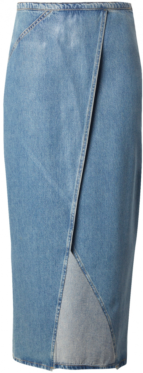 IRO Sukňa  modrá denim