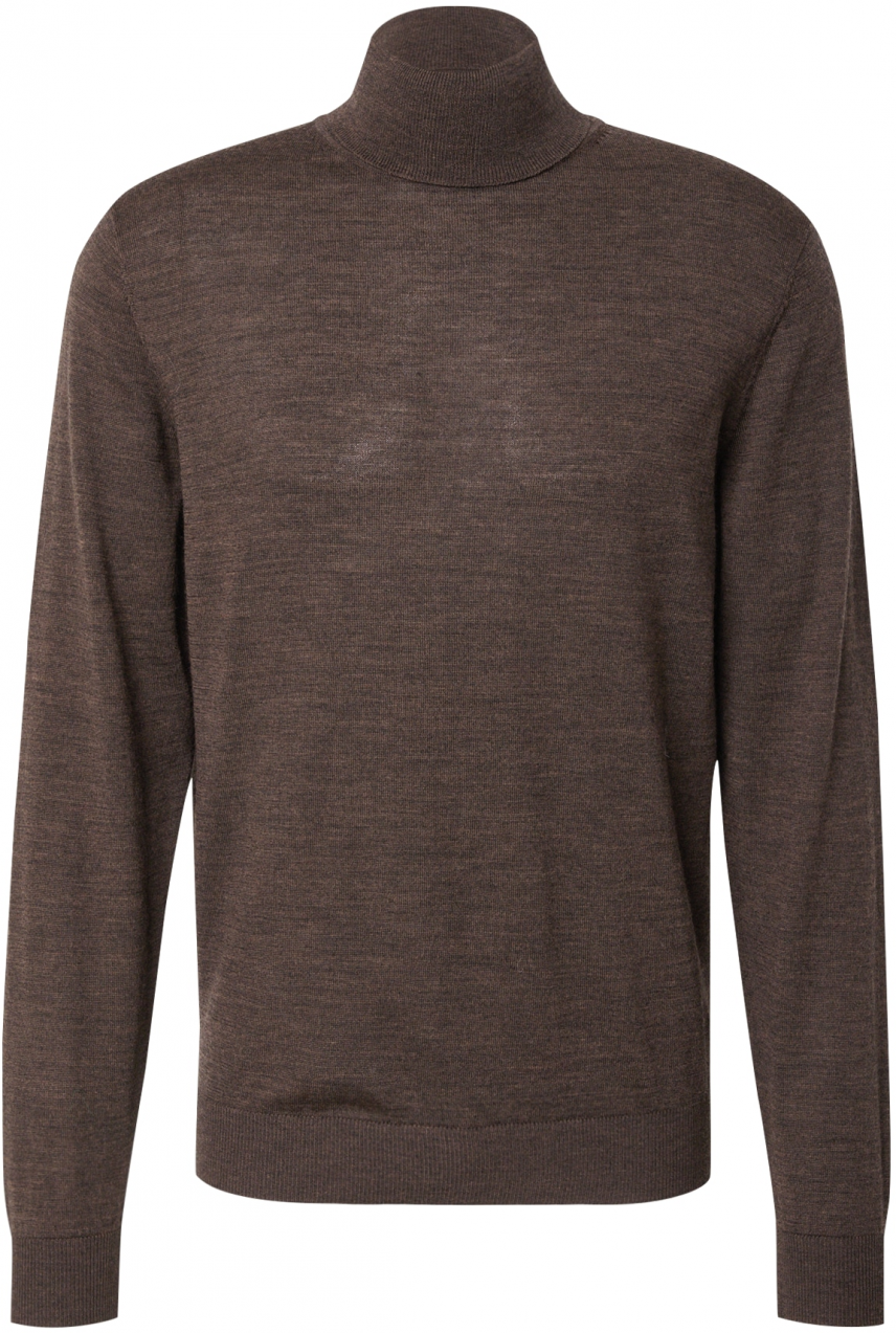 JACK & JONES Sveter 'JPRMARK'  tmavohnedá