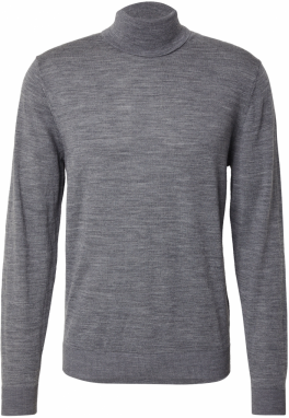 JACK & JONES Sveter 'JPRMARK'  sivá melírovaná