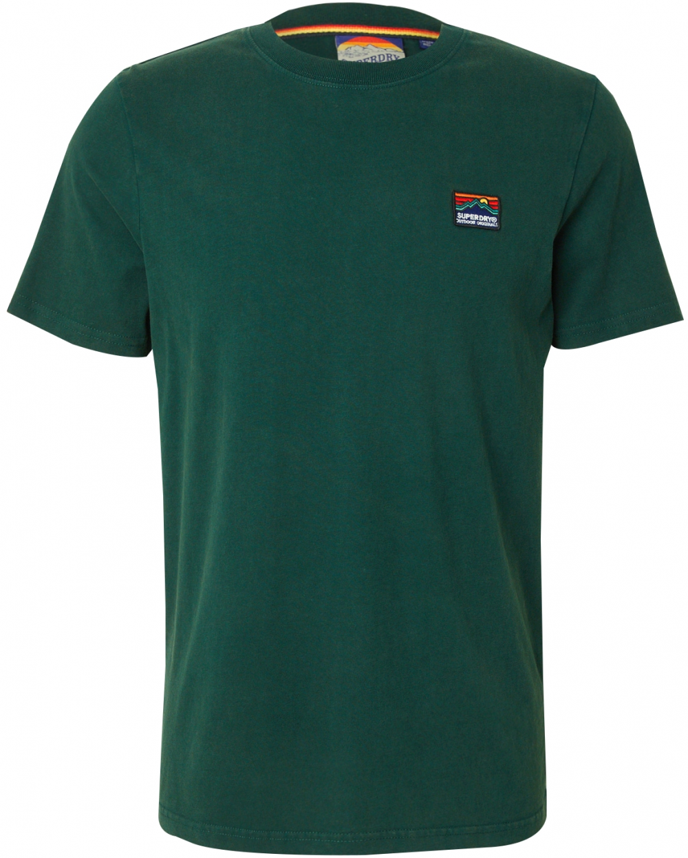 Superdry Tričko 'Great Outdoors'  tmavozelená