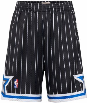 Mitchell & Ness Nohavice 'Swingman'  modrá / červená / čierna / biela